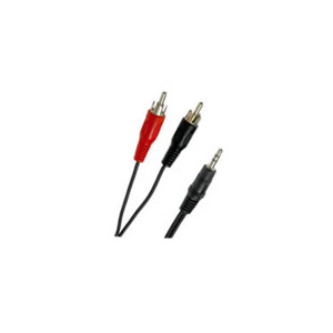 Cable Audio 2xrca M A 1xjack 35 M 0 5m